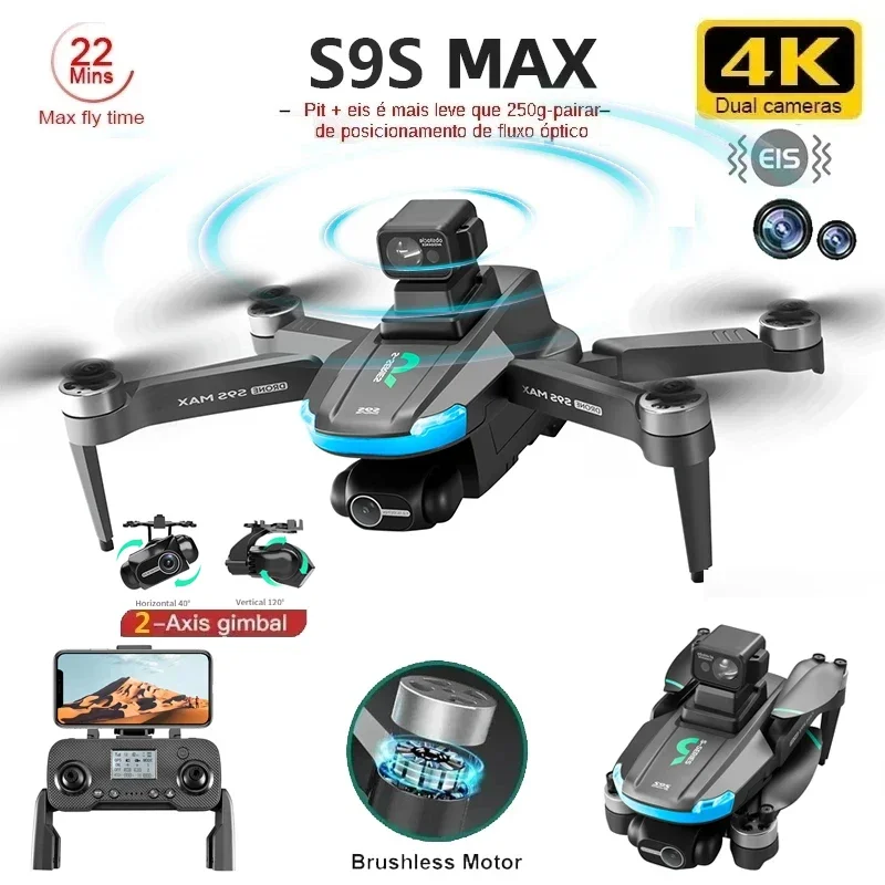 NEUE S9S MAX MINI Drone 4K 2-A – Drone Camera Wide Angle Bewertung und Preis