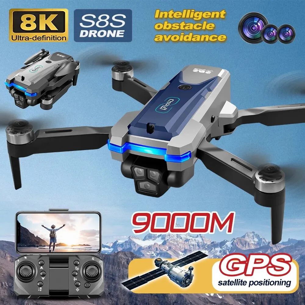 S8s gps drohne 5g wifi 8k hd d – Drone Camera Wide Angle Bewertung und Preis